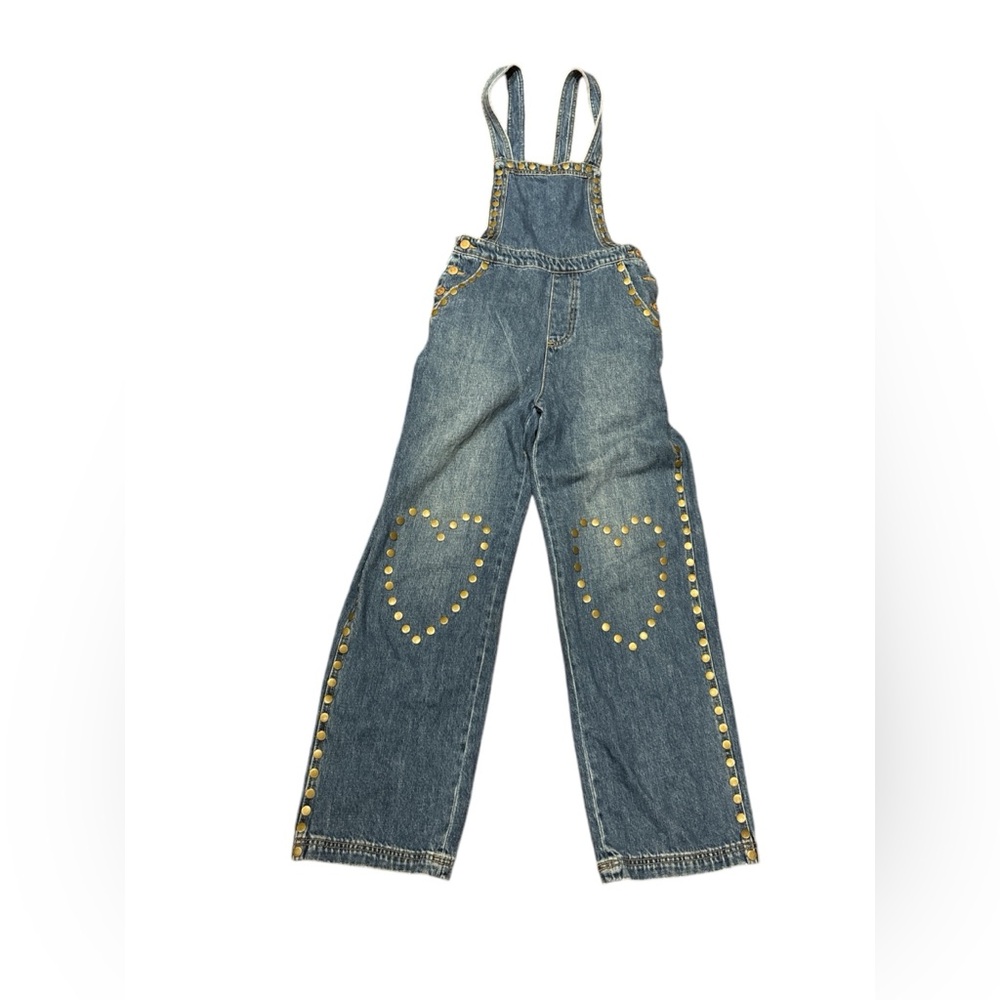 BDG Heart Studded Denim Overalls!!